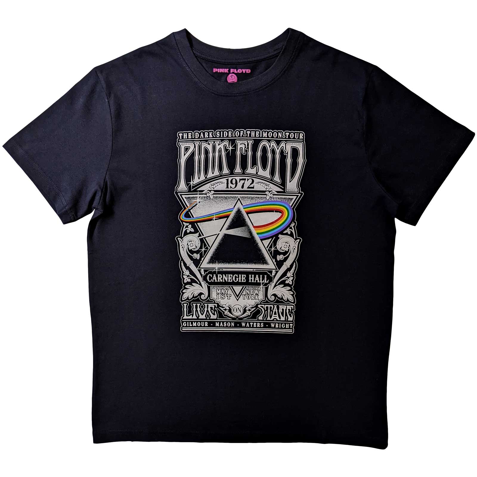 Pink Floyd - Carnegie Hall Poster | T-Shirt black