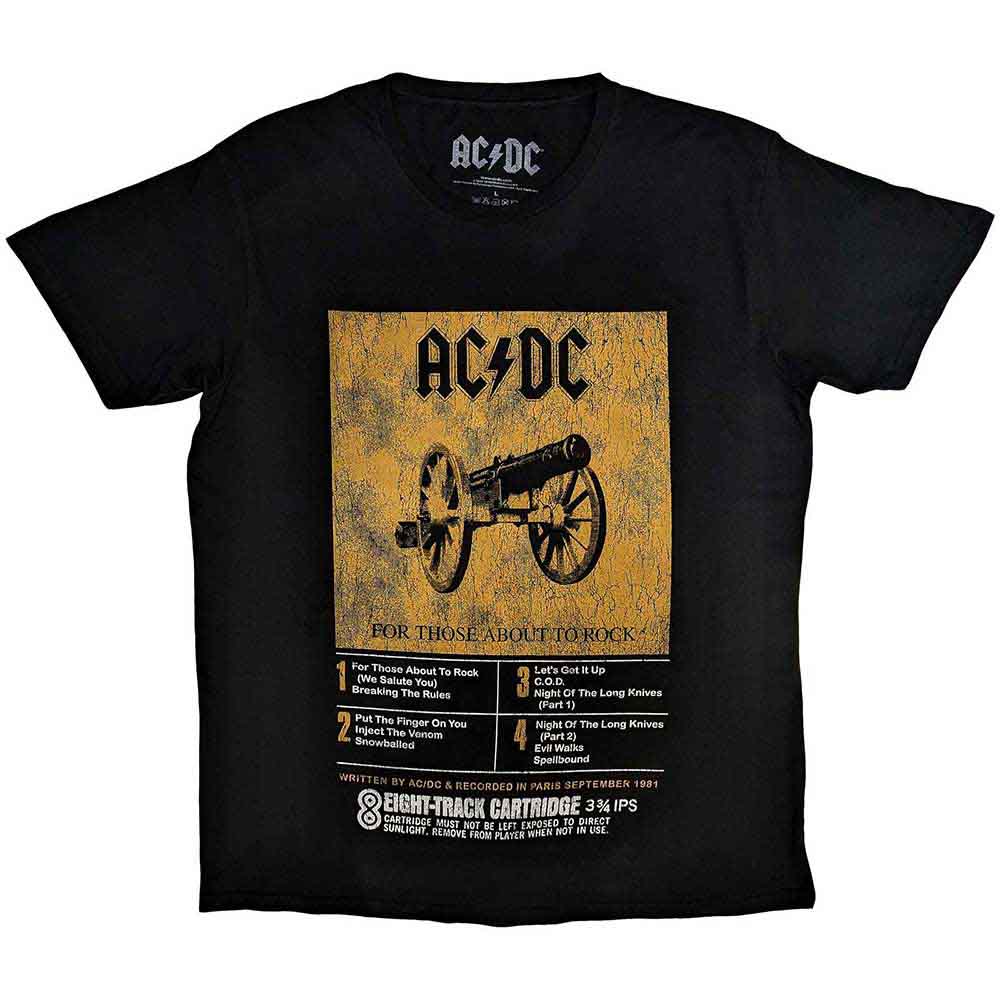 AC/DC - 8 Track | T-Shirt Black