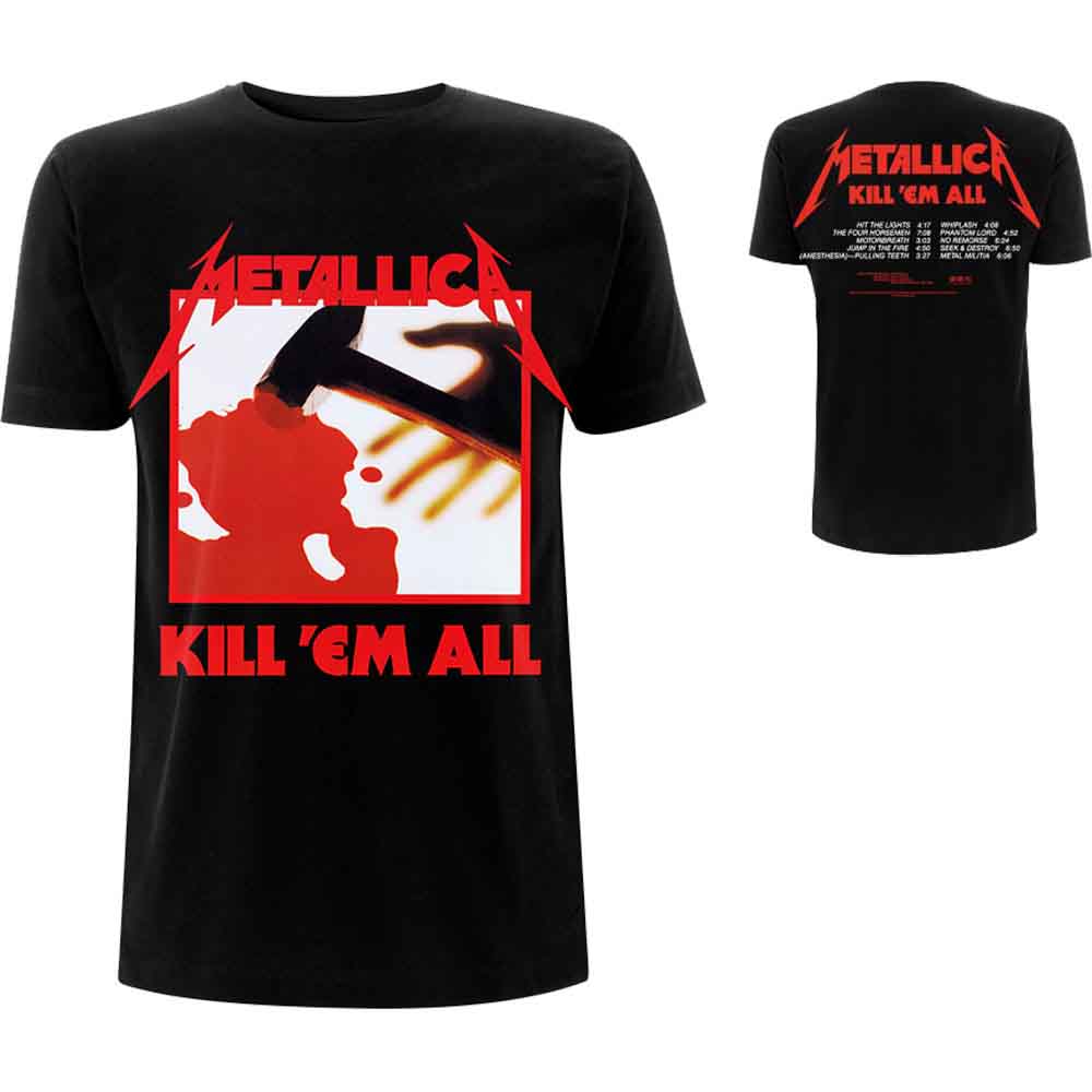 Metallica - Kill 'Em All Tracks | T-Shirt Black