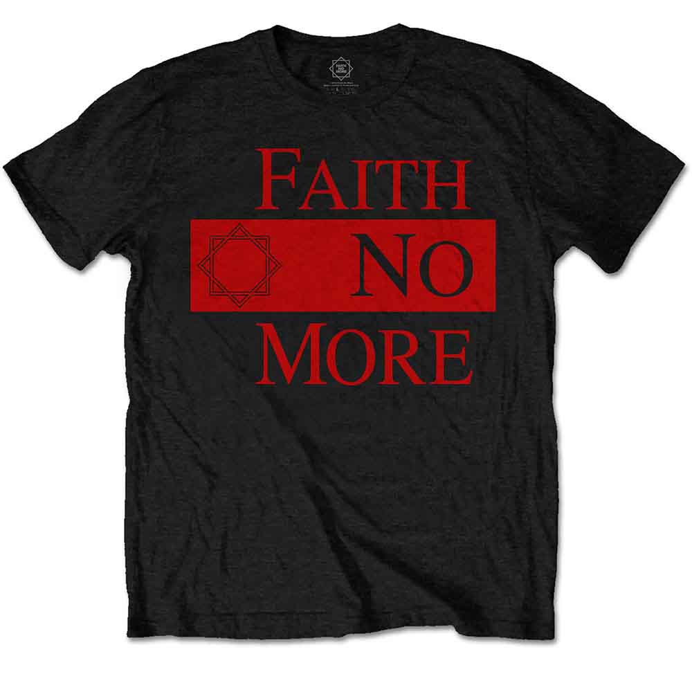 Faith No More - Classic New Logo Star | T-Shirt Black