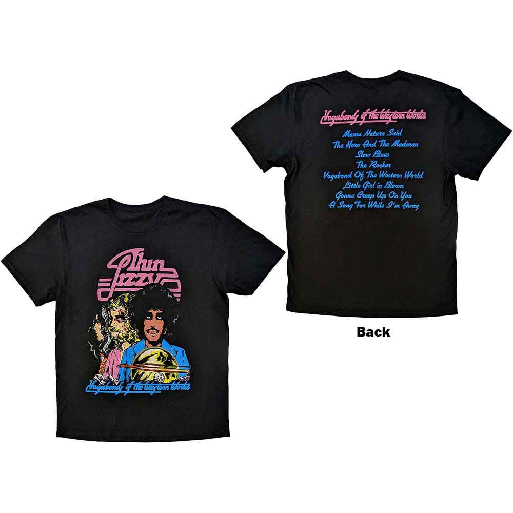 Thin Lizzy - Vagabonds of the Western World Tracklist | T-Shirt Black