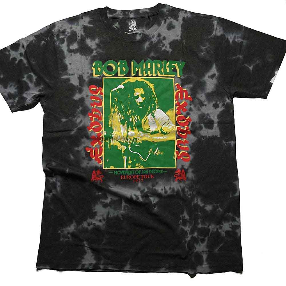 Bob Marley - Exodus Tie-Dye | T-Shirt Black
