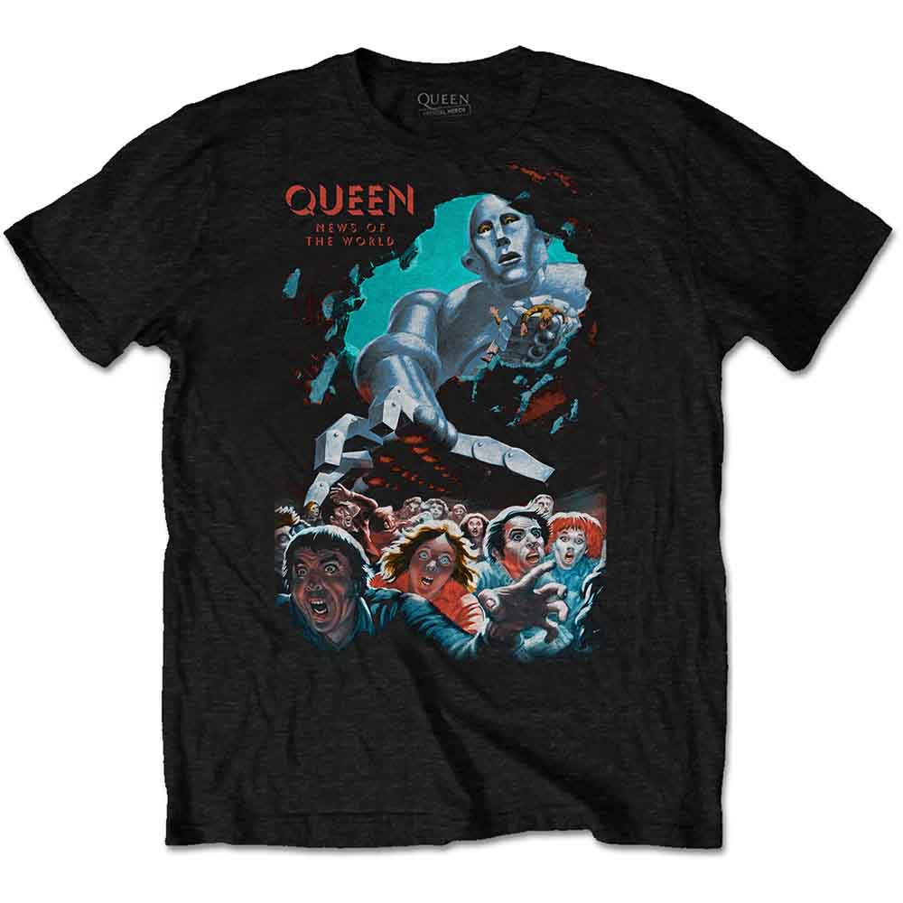 Queen - News Of The World Vintage | T-Shirt Black