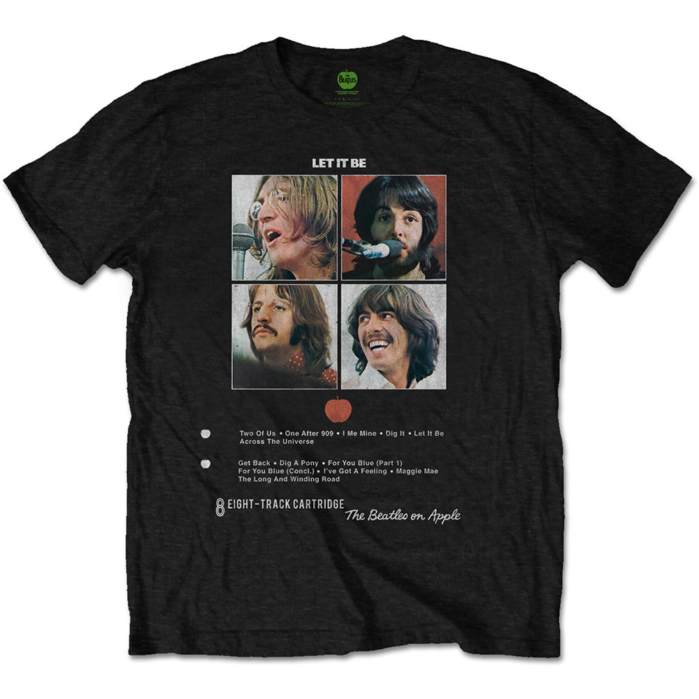 The Beatles - Let it Be 8 Track | T-Shirt Black