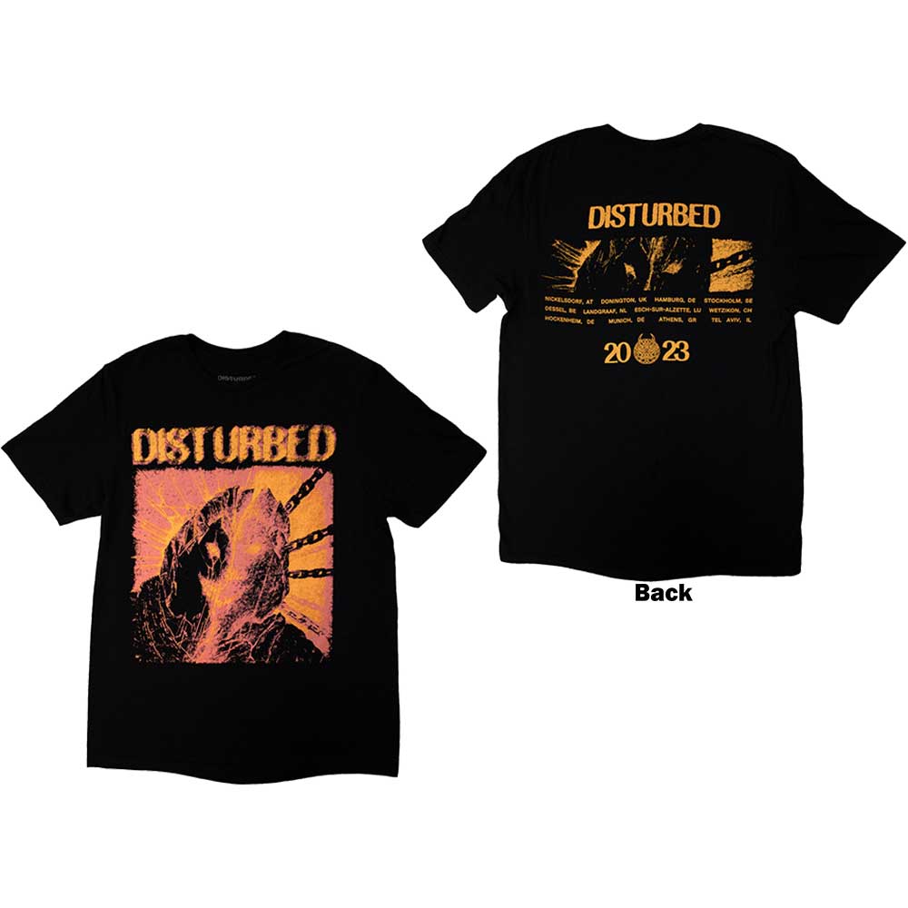 Disturbed - European Tour '23 Split Face | Black