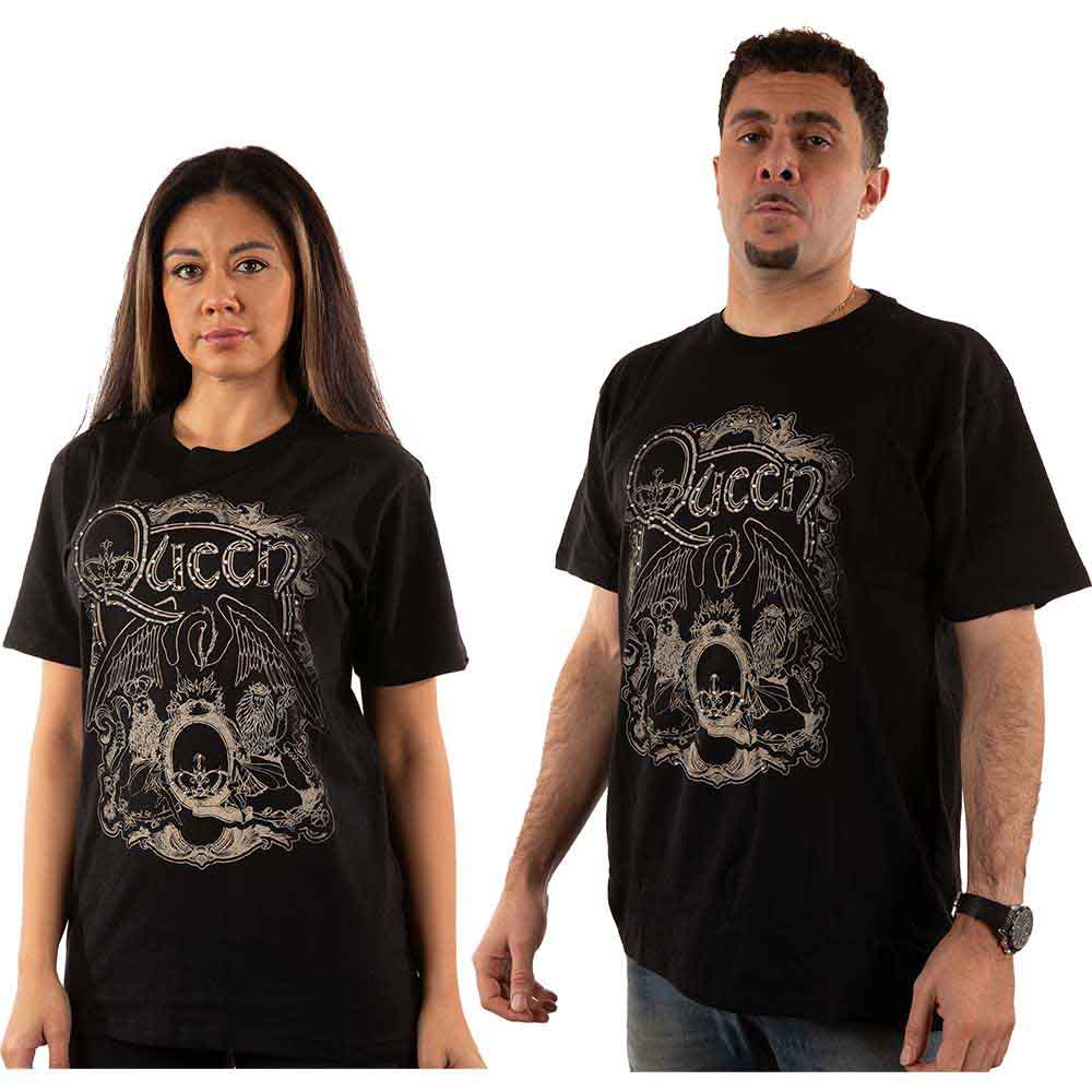 Queen - Ornate Crest | T-Shirt Black