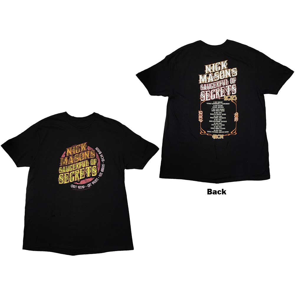 Nick Mason's Saucerful of Secrets - Europe Tour 2023 | T-Shirt Black