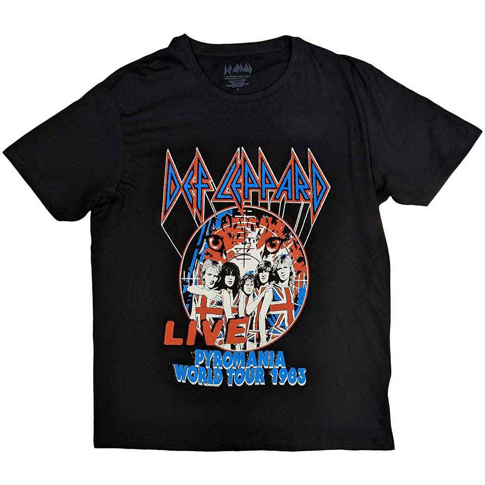 Def Leppard - Pyro World Tour | T-Shirt Black