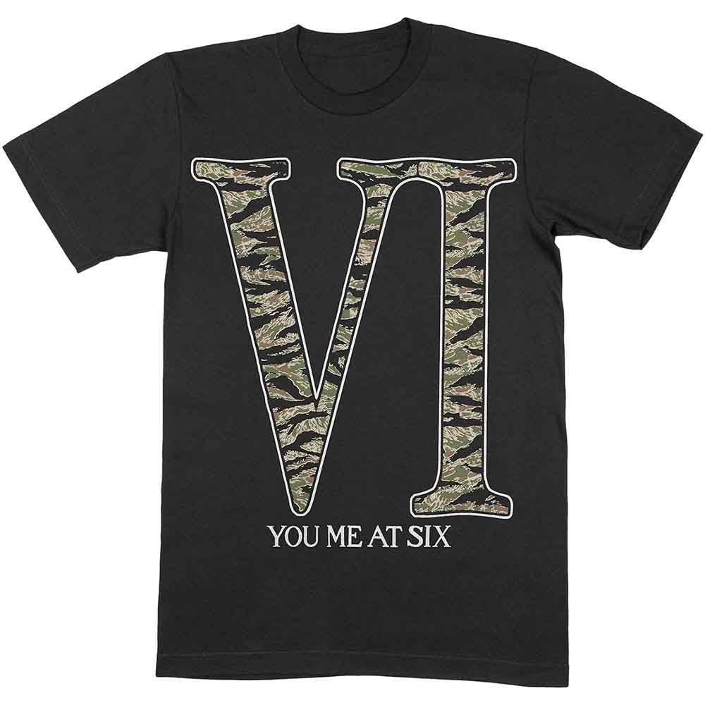 You Me At Six - Camo VI | T-Shirt Black