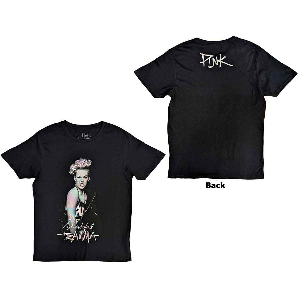 Pink - Wink | T-Shirt Black