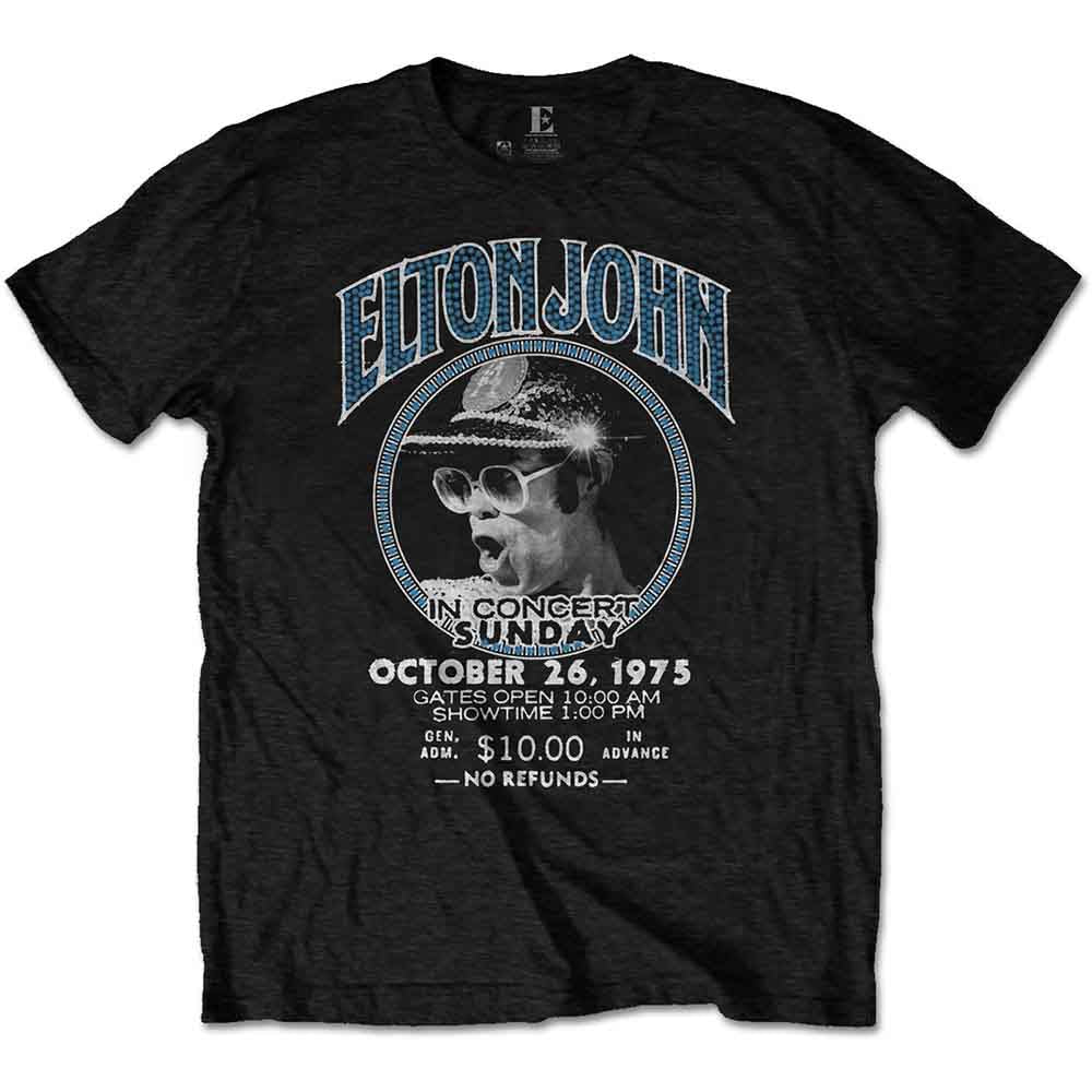 Elton John - Live In Concert | T-Shirt Black