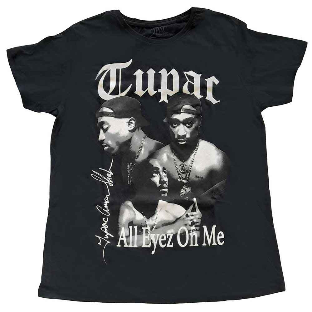 Tupac - All Eyez B&W | T-Shirt Black