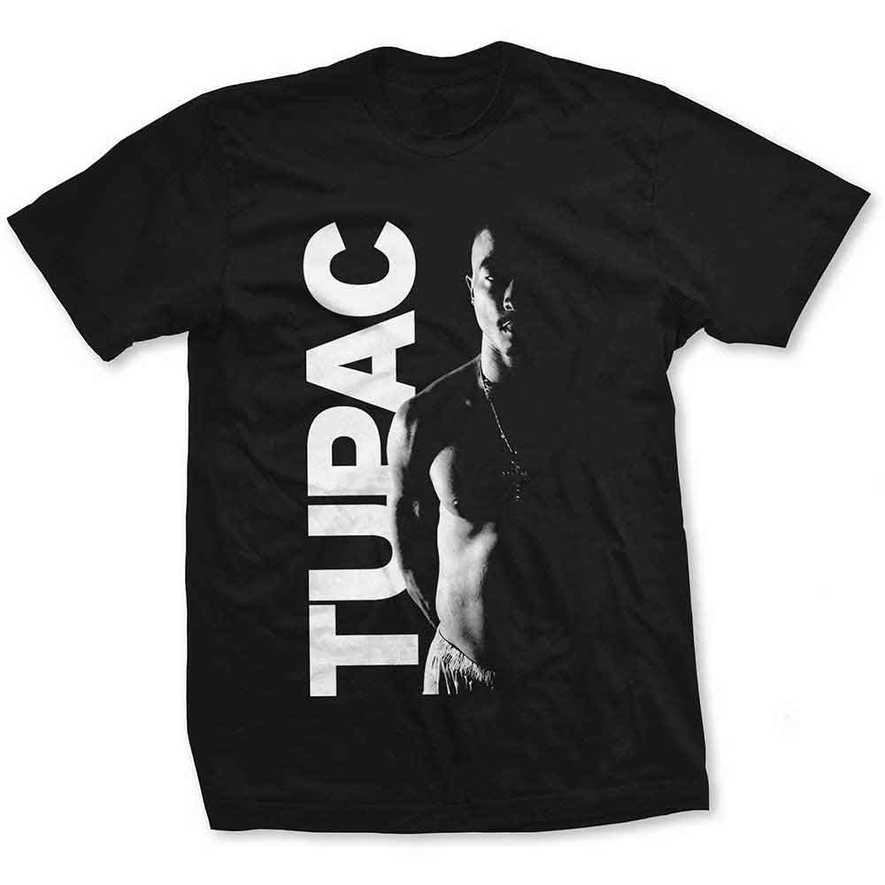 Tupac - Side Photo | T-Shirt Black