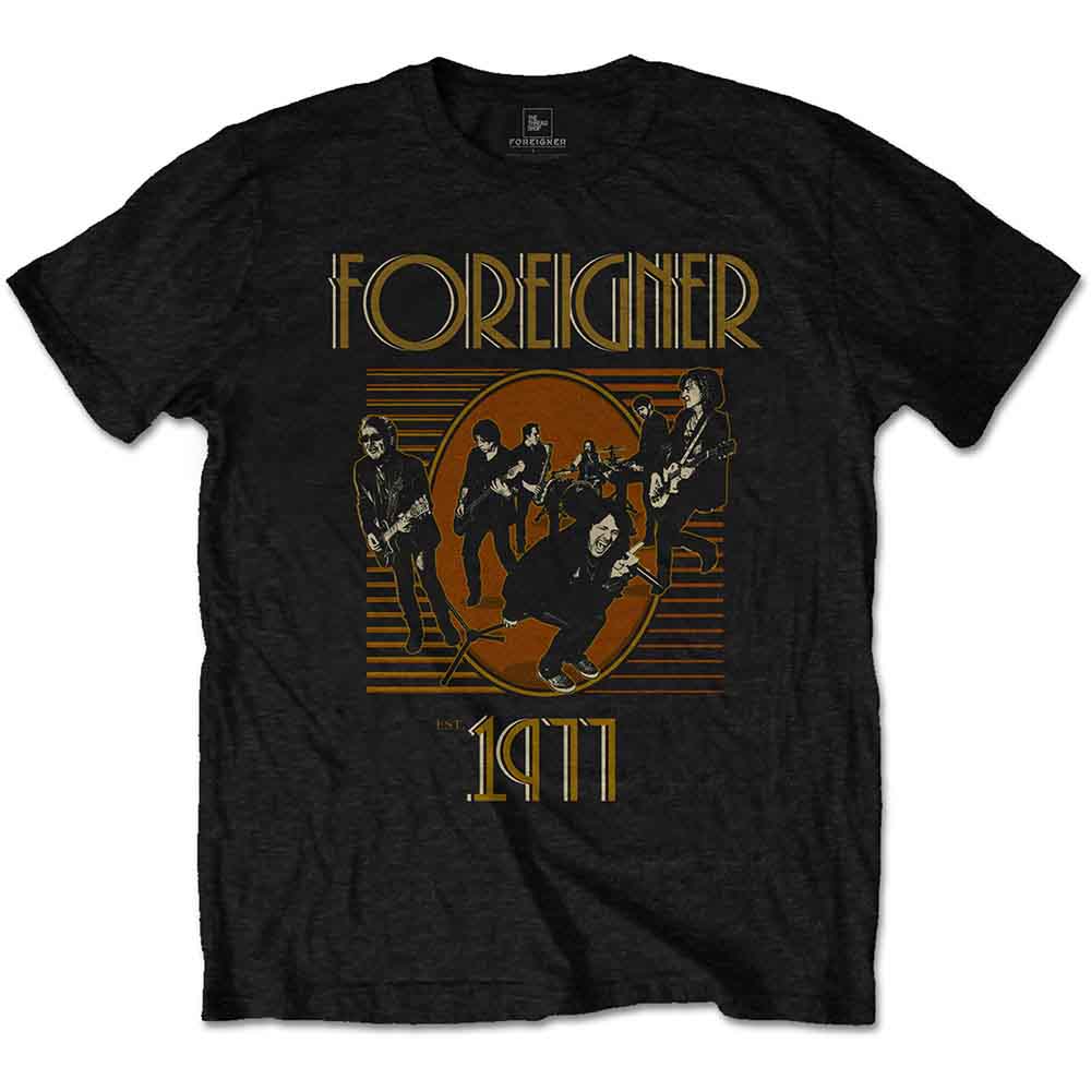 Foreigner - Est. 1977 | T-Shirt Black