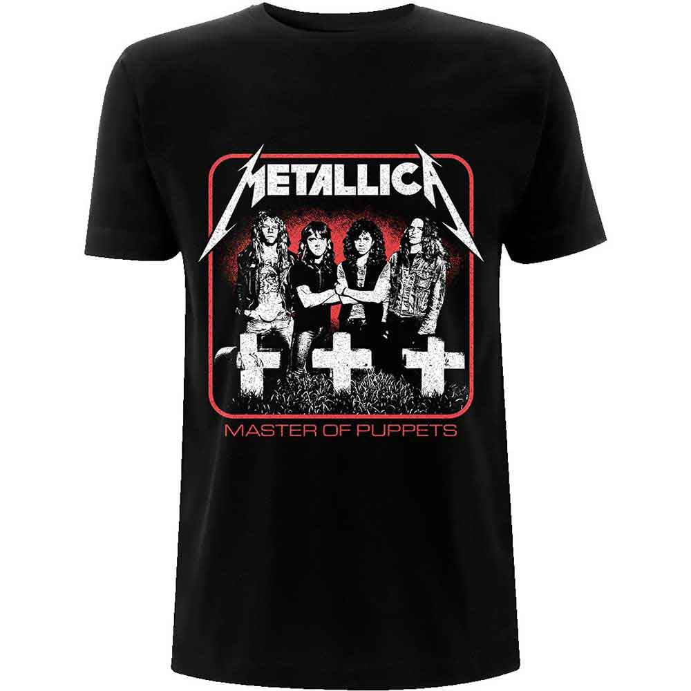 Metallica - Vintage Master of Puppets Photo | T-Shirt Black