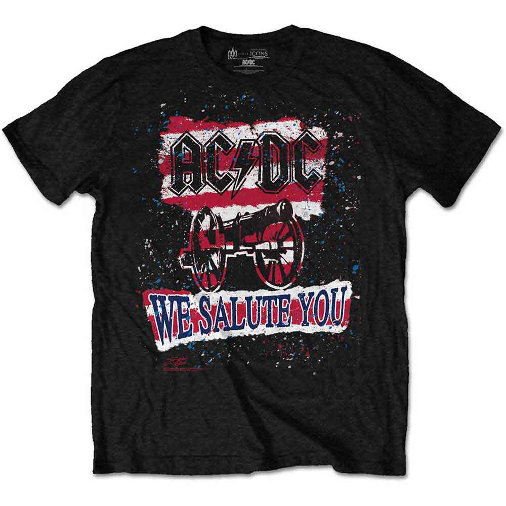 AC/DC - We Salute You Stripe | T-Shirt Black