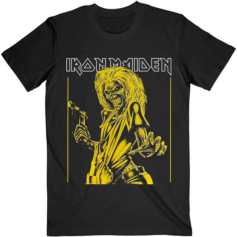 Iron Maiden - Yellow Flyer | T-Shirt Black