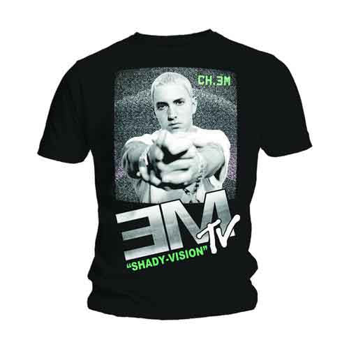 Eminem - EM TV Shady Vision | T-Shirt Black