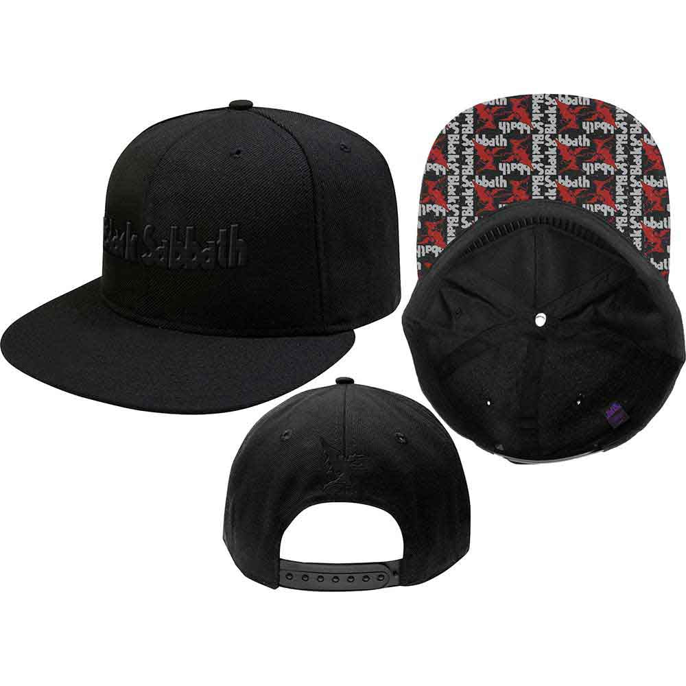 Black Sabbath - Logo & Demon | Hat Black