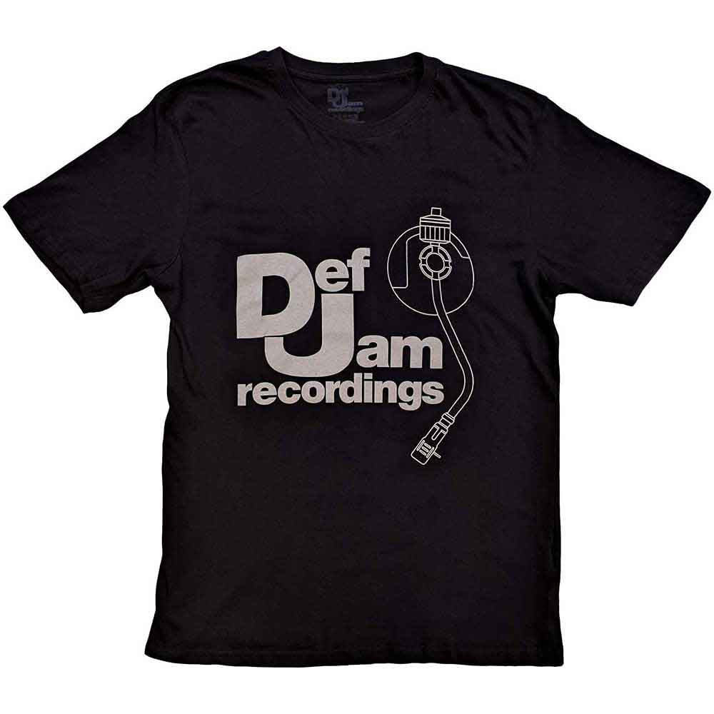Def Jam Recordings - Logo & Stylus | T-Shirt Black