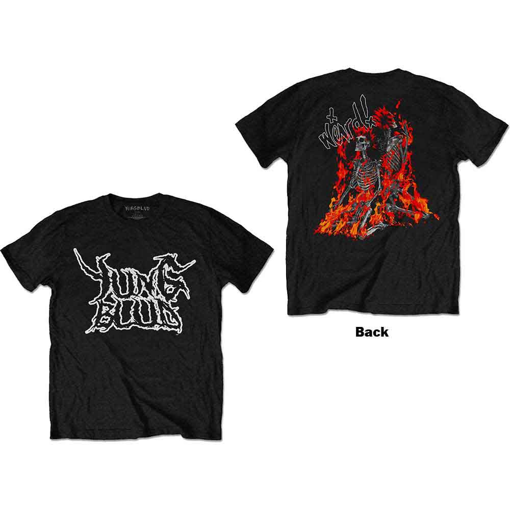Yungblud - Weird Flaming Skeletons | T-Shirt Black
