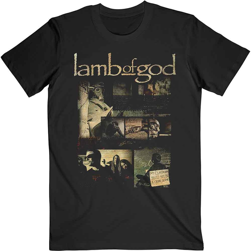 Lamb Of God - Album Collage | T-Shirt Black