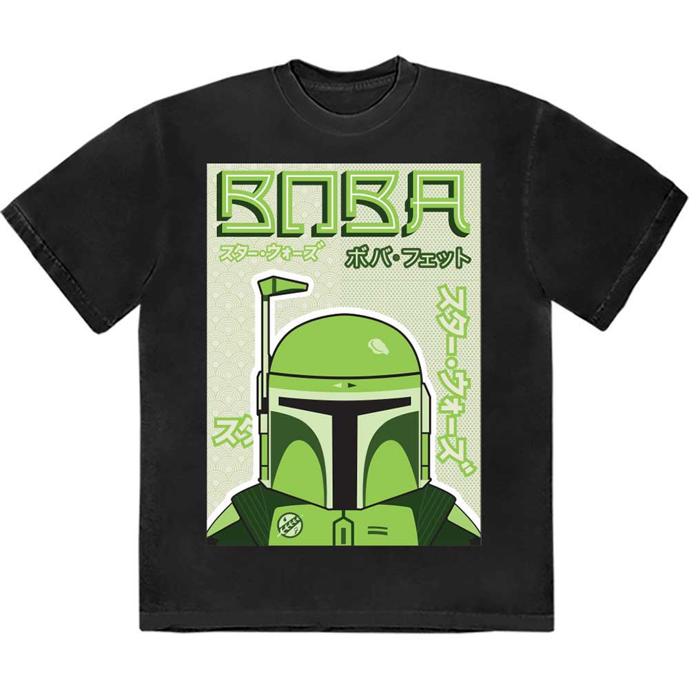 Star Wars - Boba Japanese | T-Shirt Black
