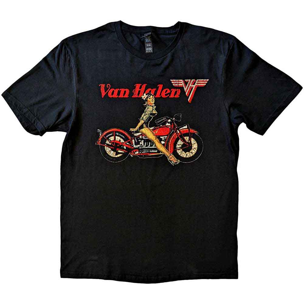 Van Halen - Pin-up Motorcycle | T-Shirt Black