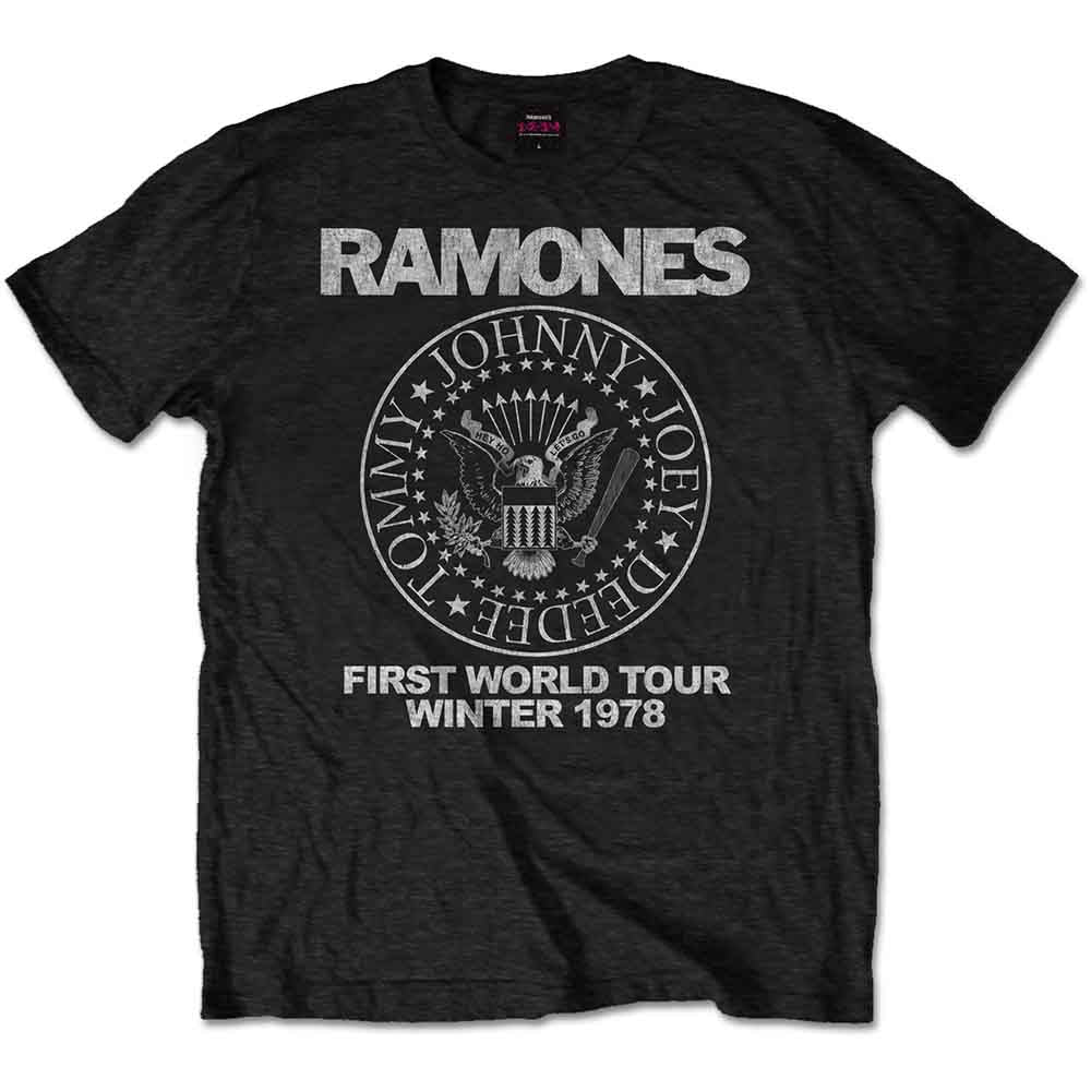 Ramones - First World Tour 1978 | T-Shirt Black