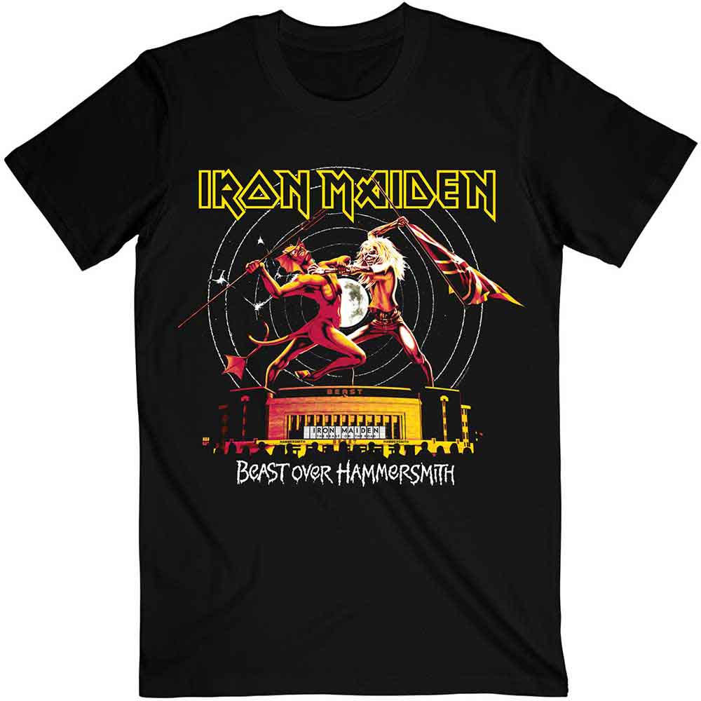 Iron Maiden - Beast Over Hammersmith Eddie & Devil Tonal | T-Shirt Black