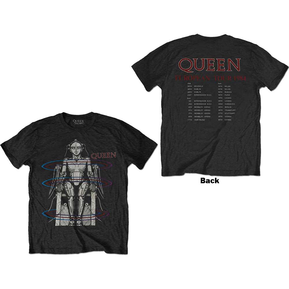 Queen - European Tour 1984 | T-Shirt Black