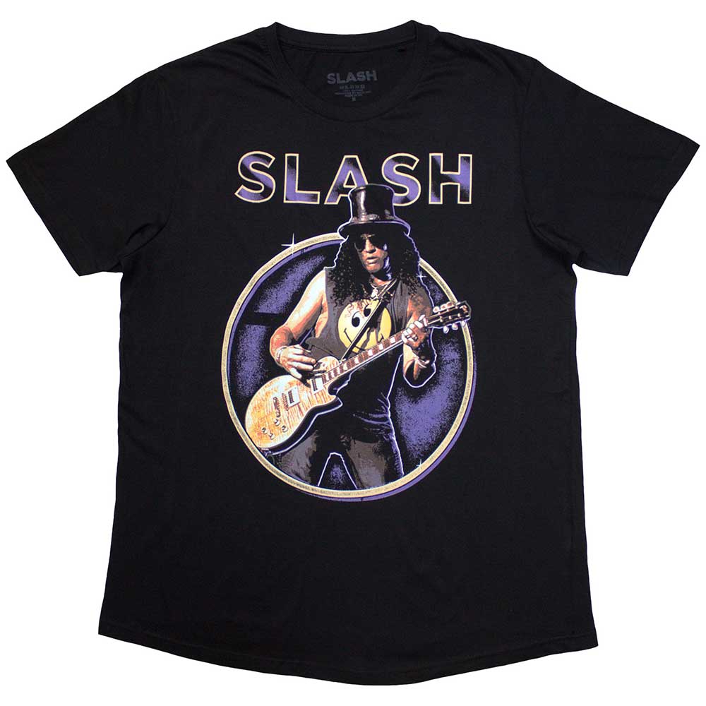 Slash - Purple Circle | Black