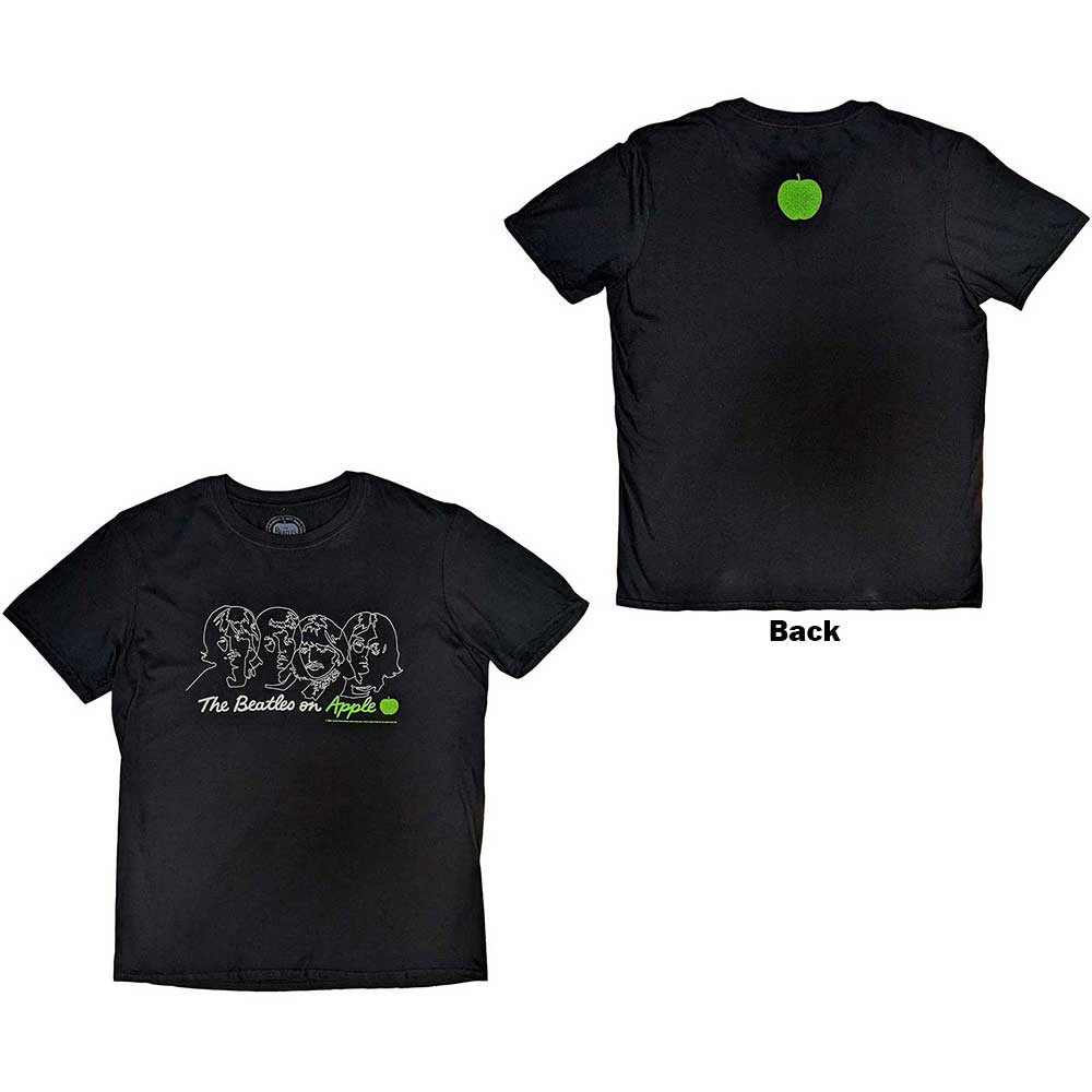 The Beatles - On Apple | T-Shirt Black