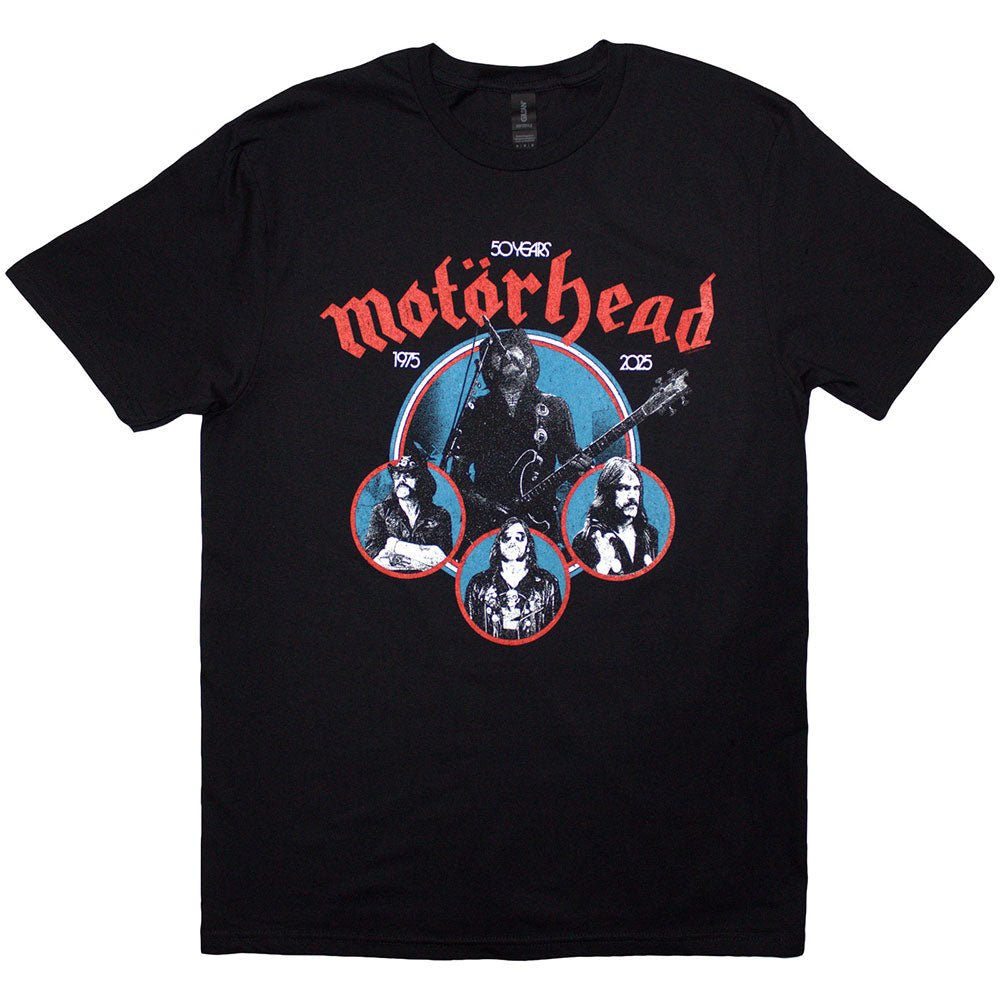 Motorhead | 50 Years Lemmy Circles | Black