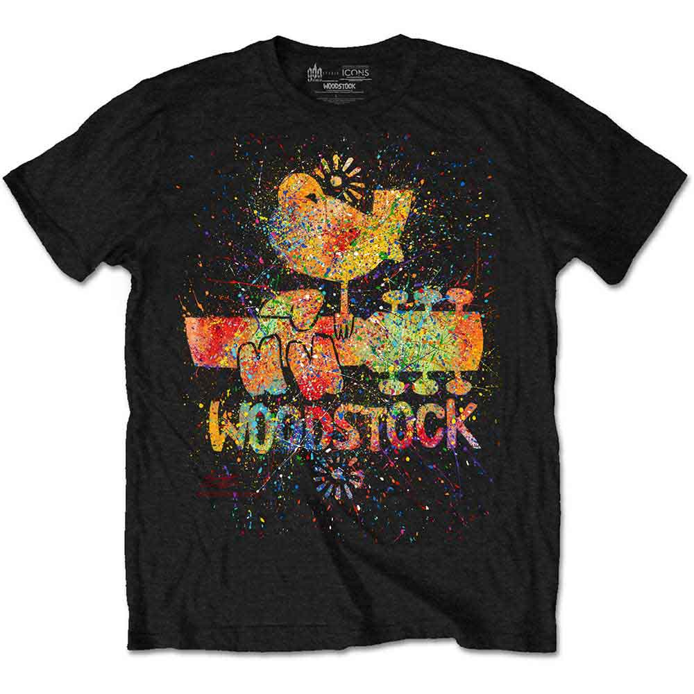 Woodstock - Splatter | T-Shirt Black