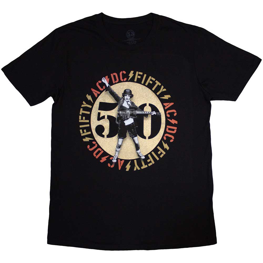 AC/DC - Gold Emblem | T-Shirt Black