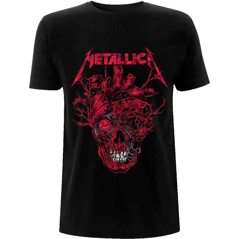 Metallica - Heart Skull | T-Shirt Black
