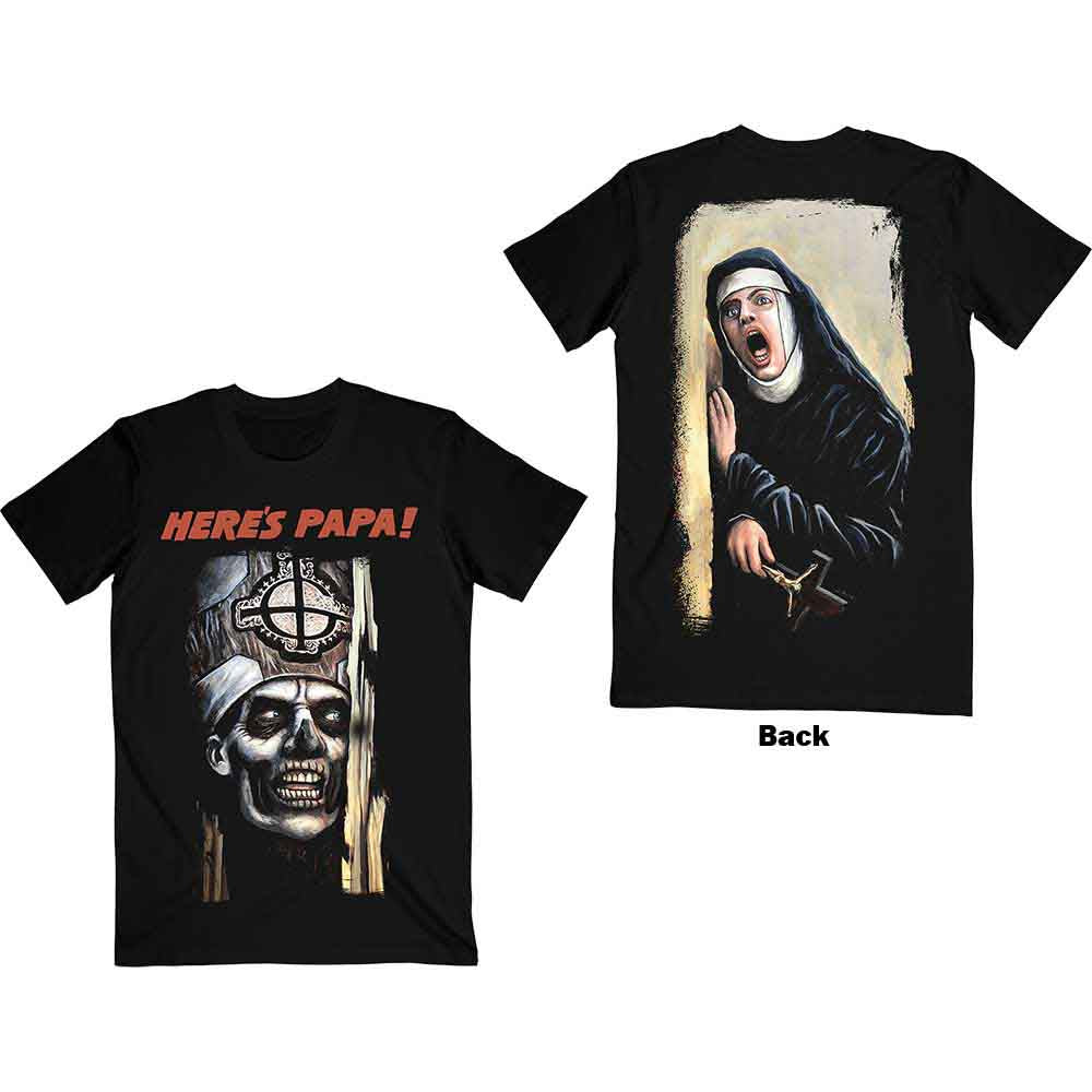 Ghost - Here's Papa | T-Shirt Black