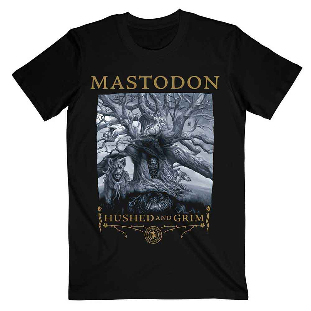 Mastodon - Hushed & Grim Cover | T-Shirt Black