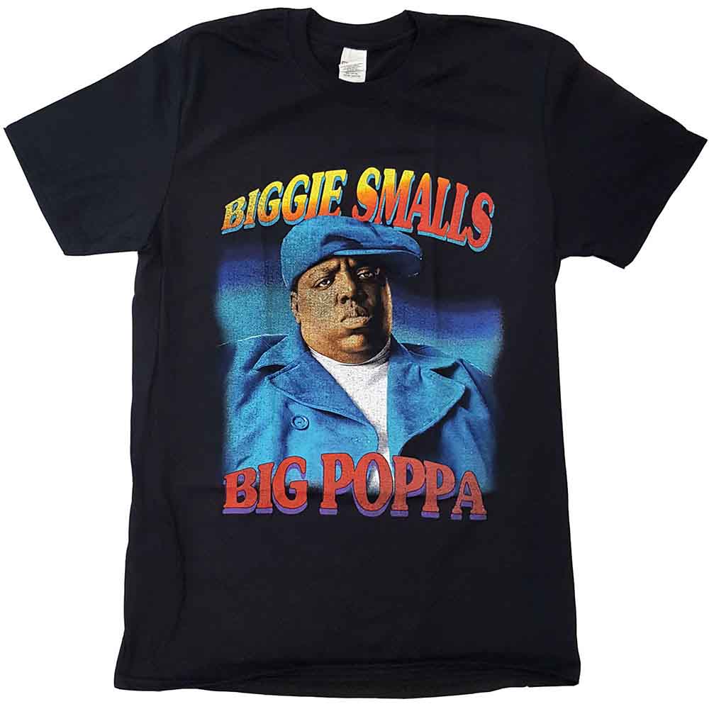 Biggie Smalls - Poppa | T-Shirt Black
