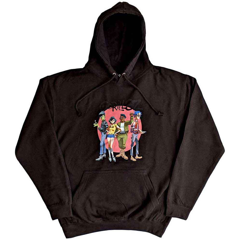 Gorillaz - Group Circle Rise | Sweatshirt Black