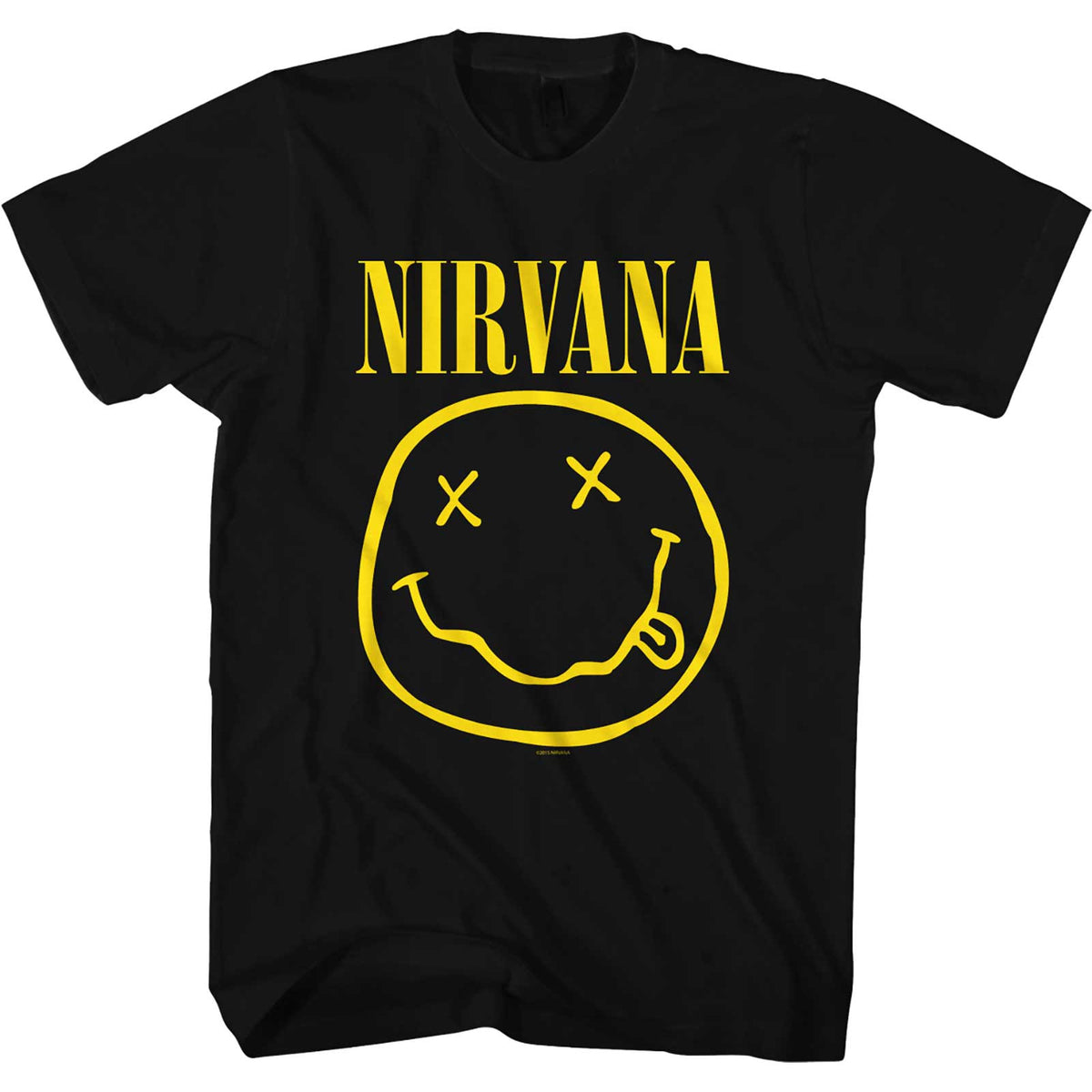 Nirvana - Yellow Smiley | T-Shirt black