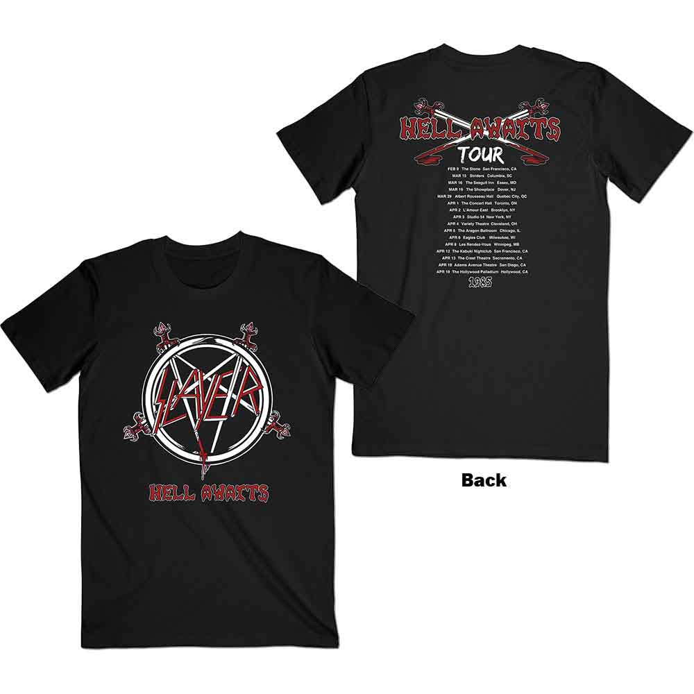 Slayer - Hell Awaits Tour | T-Shirt Black