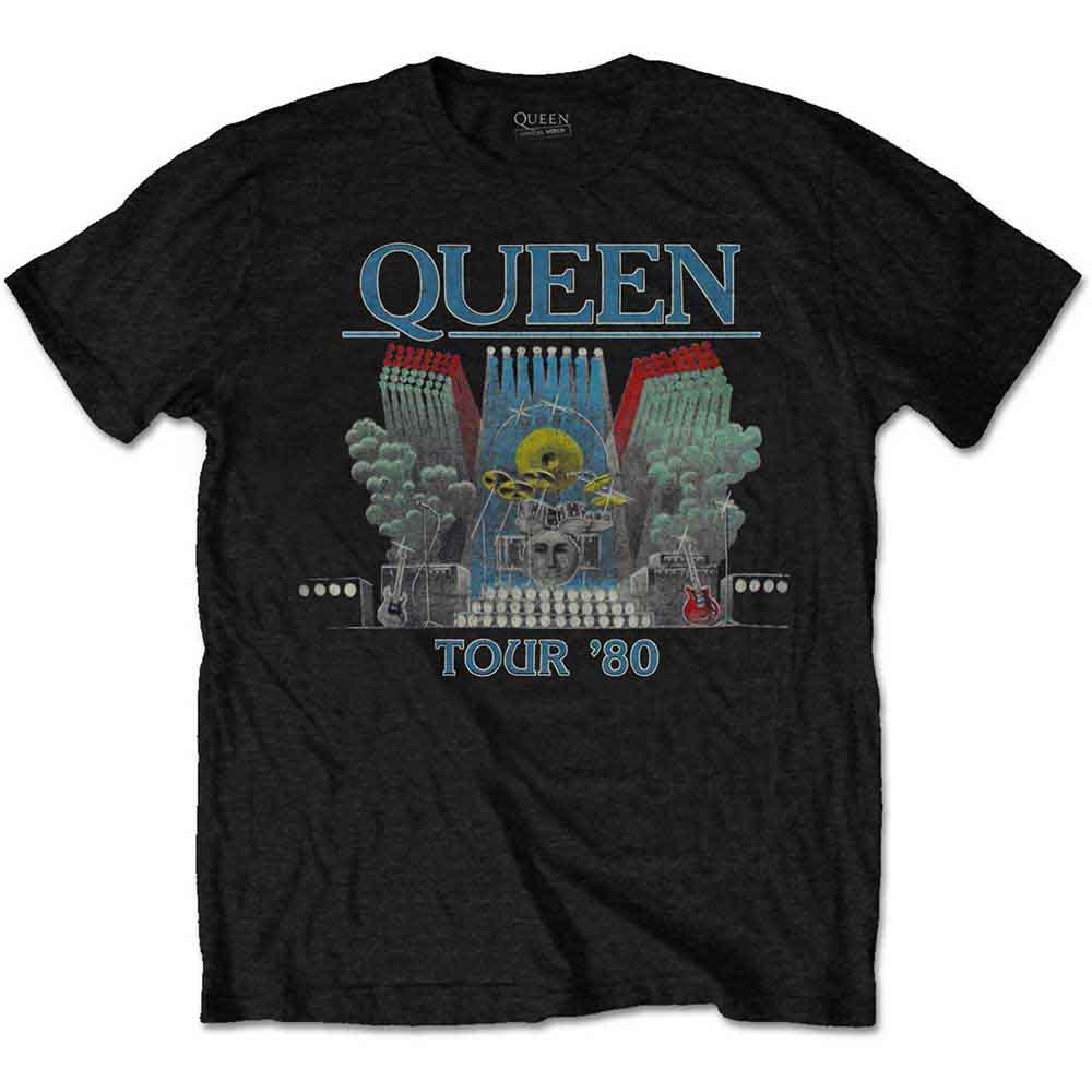 Queen - Tour '80 | T-Shirt Black