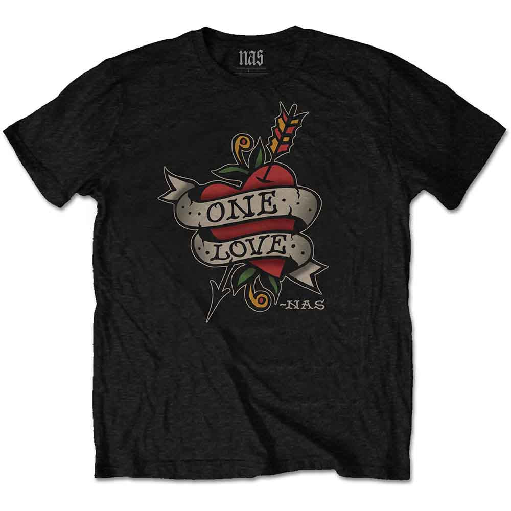 Nas - Love Tattoo | T-Shirt Black