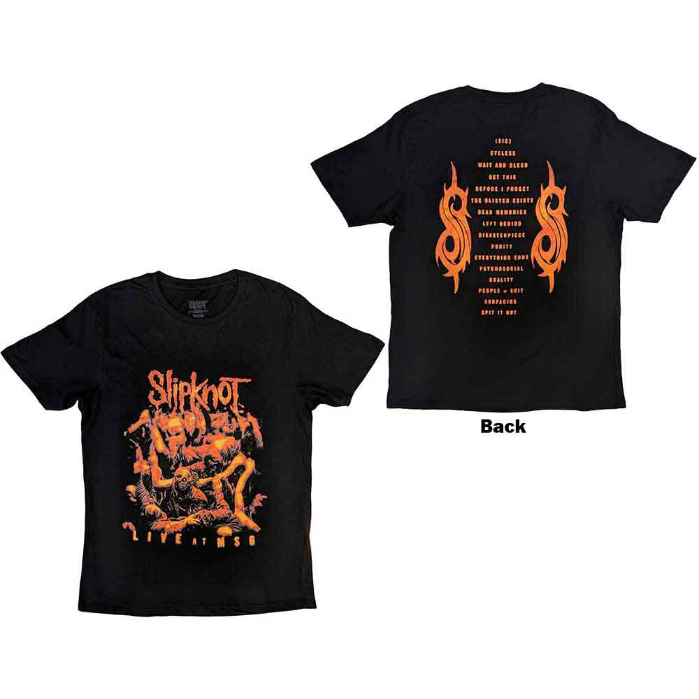 Slipknot - Live at MSG Orange | T-Shirt Black