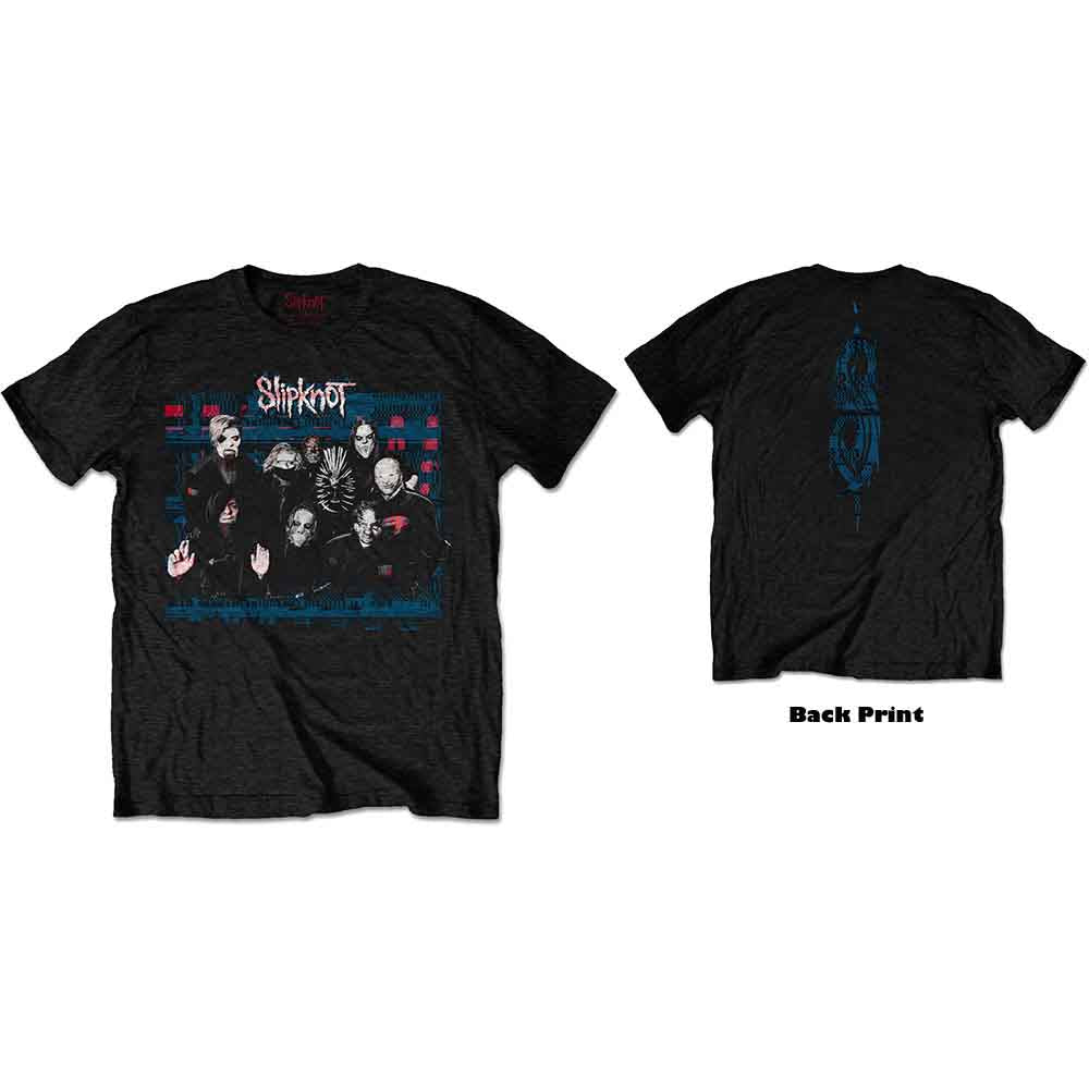 Slipknot - WANYK Glitch Group | T-Shirt Black