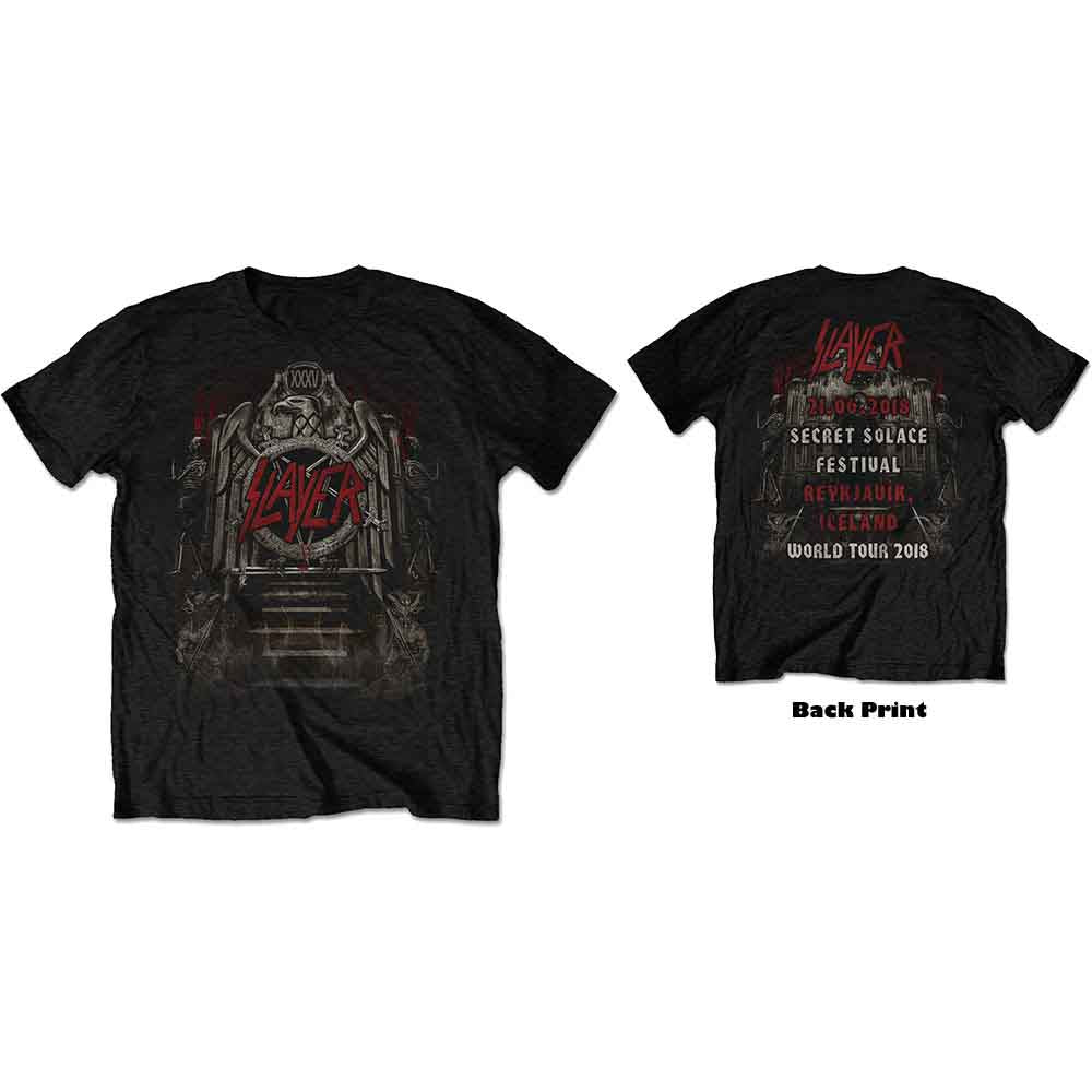 Slayer - Eagle Grave 21/06/18 Iceland Event | T-Shirt Black