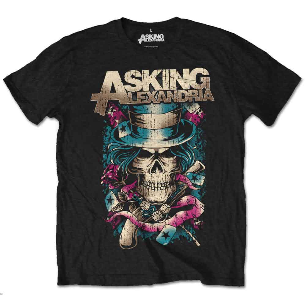 Asking Alexandria - Hat Skull | T-Shirt Black
