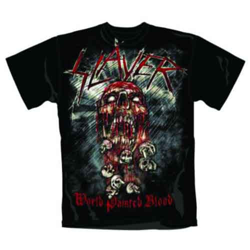 Slayer - World Painted Blood Skull | T-Shirt Black
